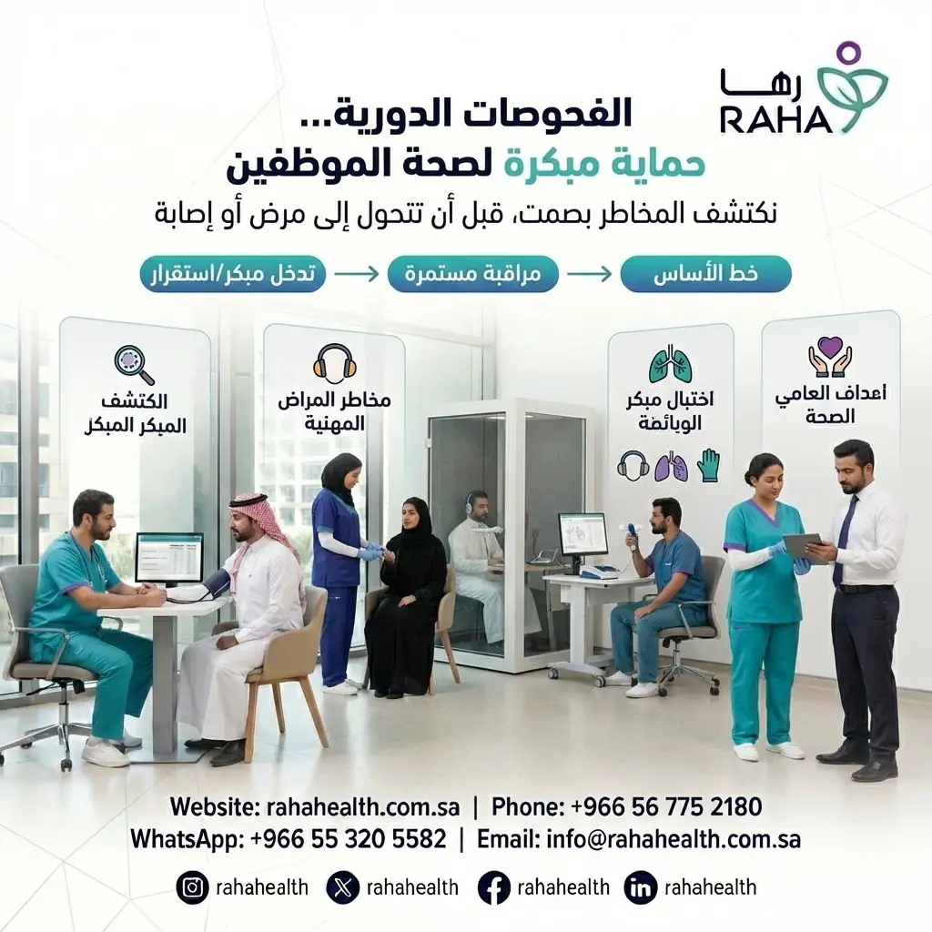 دور الفحوصات الدورية في حماية صحة الموظفين
